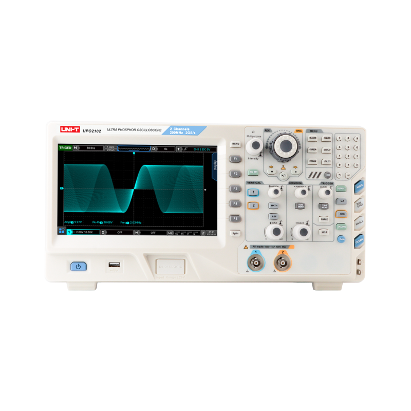 UPO2102 - Oscilloscopio 100 MHz  2CH  8"