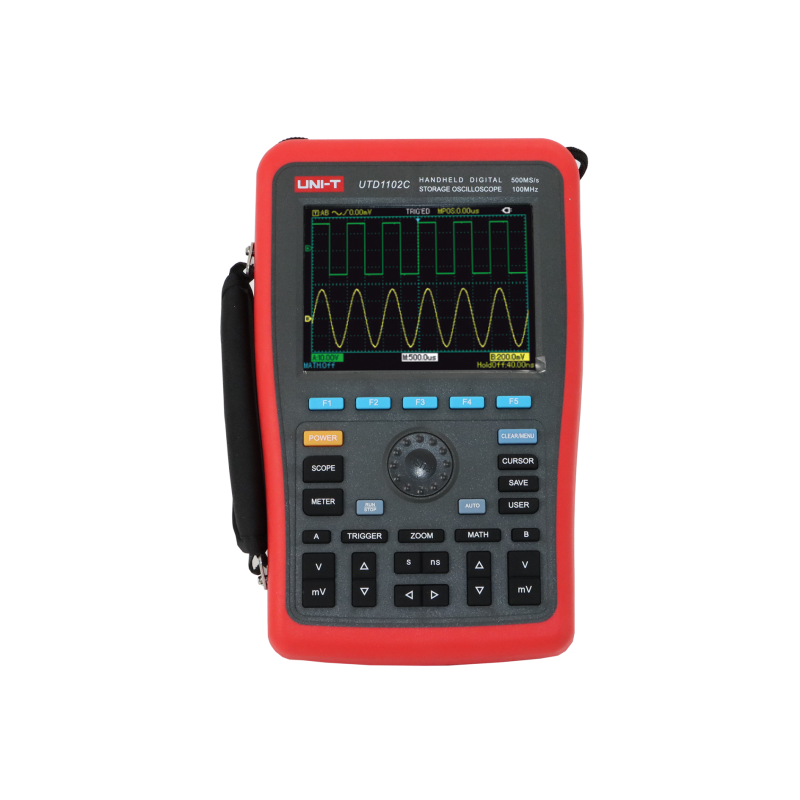 UTD1102C - Oscill. 100MHz 2CH 500MSa/s 5.7" Li-ion