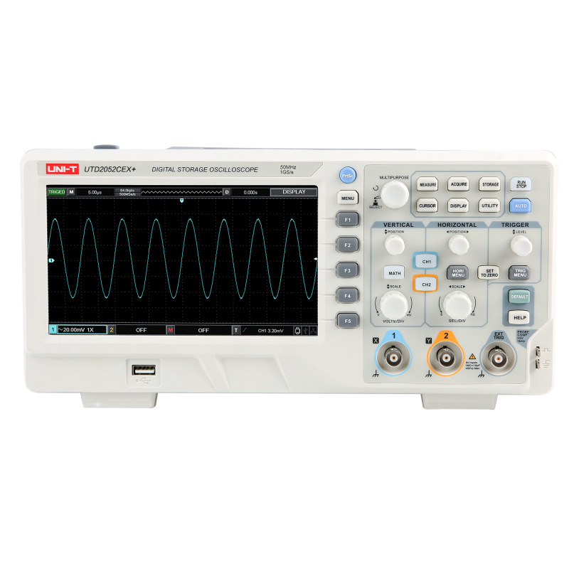 UTD2052CEX+ - Oscill. 50MHz 2CH  7"  Wide voltage