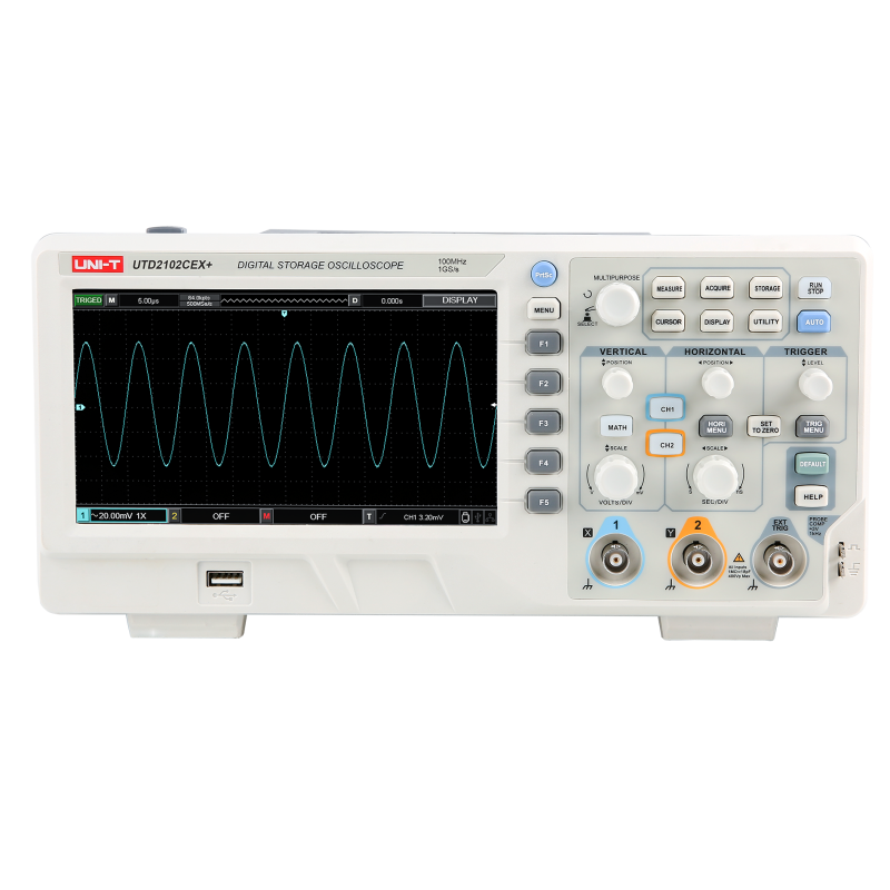 UTD2102CEX+ - Oscill. 100MH  2CH  7"  Wide voltage