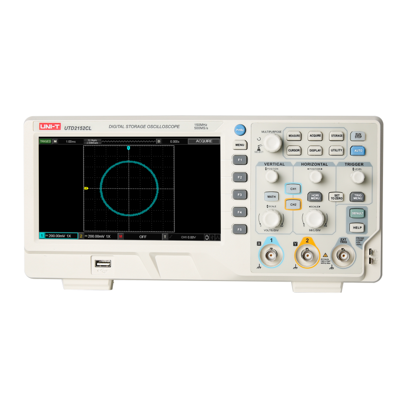 UTD2152CL - Oscill. 150MHz  2CH  7"  Wide voltage