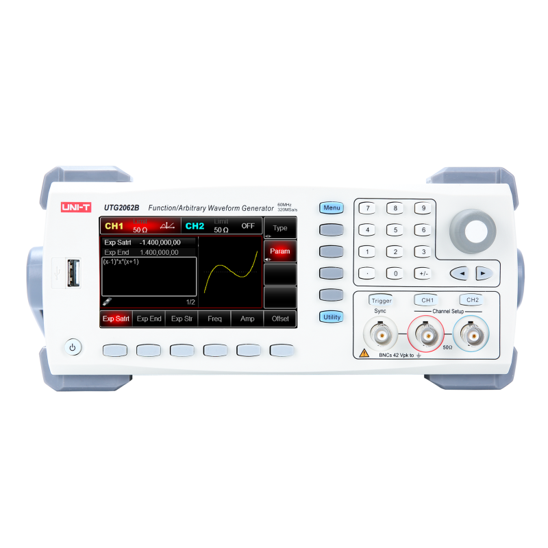 UTG2062B - Gen. forme d'onda 60MHz  2CH 320MS/s