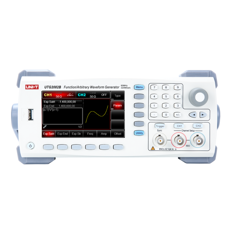 UTG2082B - Gen. forme d'onda 80MHz 2CH 320MS/s