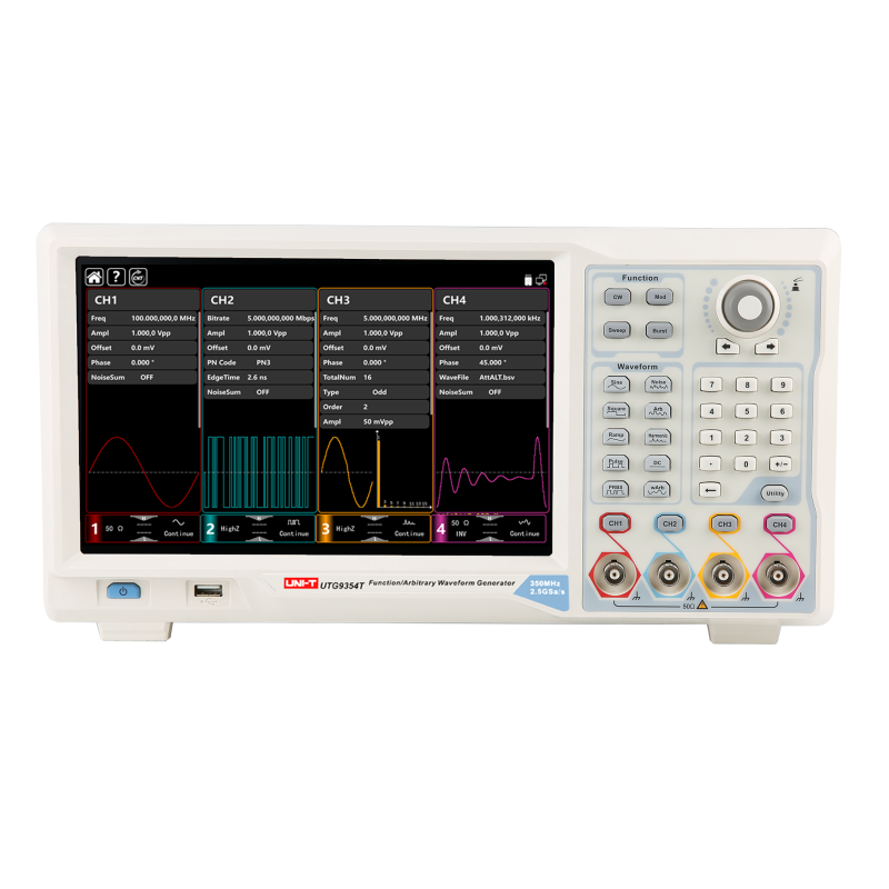 UTG9354T - Generatore forme d'onda 350MHz  4CH