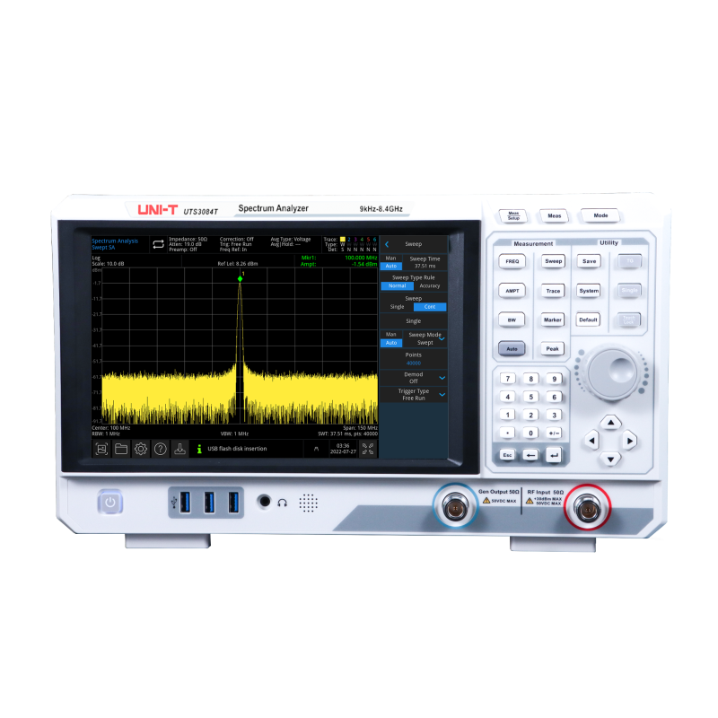 UTS3084T - Analizzatore di spettro 9kHz~8.4GHztrack