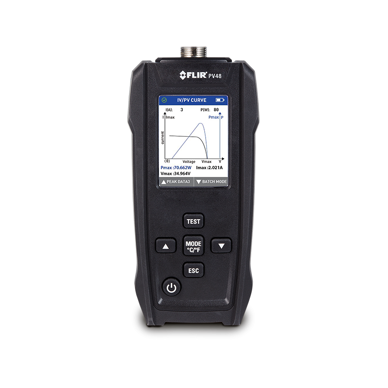 PV48 - TESTER PANNELLI SOLARI E CURVA I-V