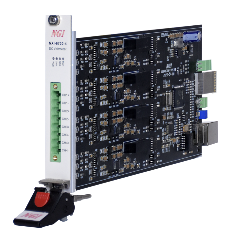 NXI-6700-4 - Voltage Measure Mod. 4CH 600V DC/60V DC