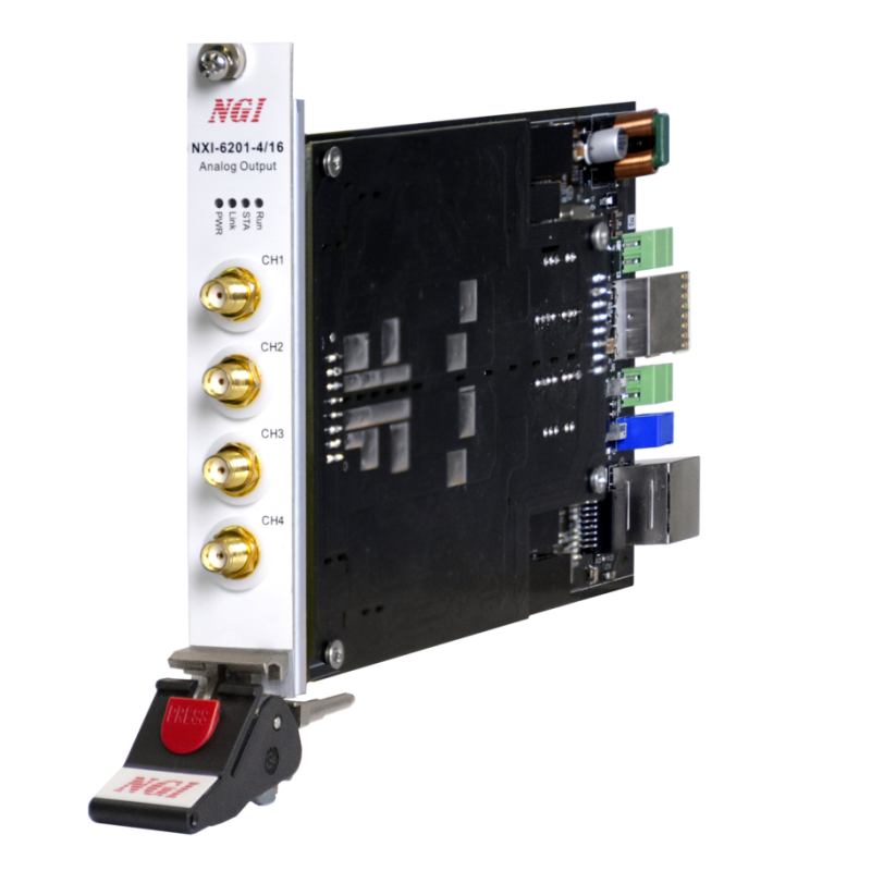 NXI-6201-4/16 - 4CH  Analog Ouput Range ±5V ±200m ±200mA