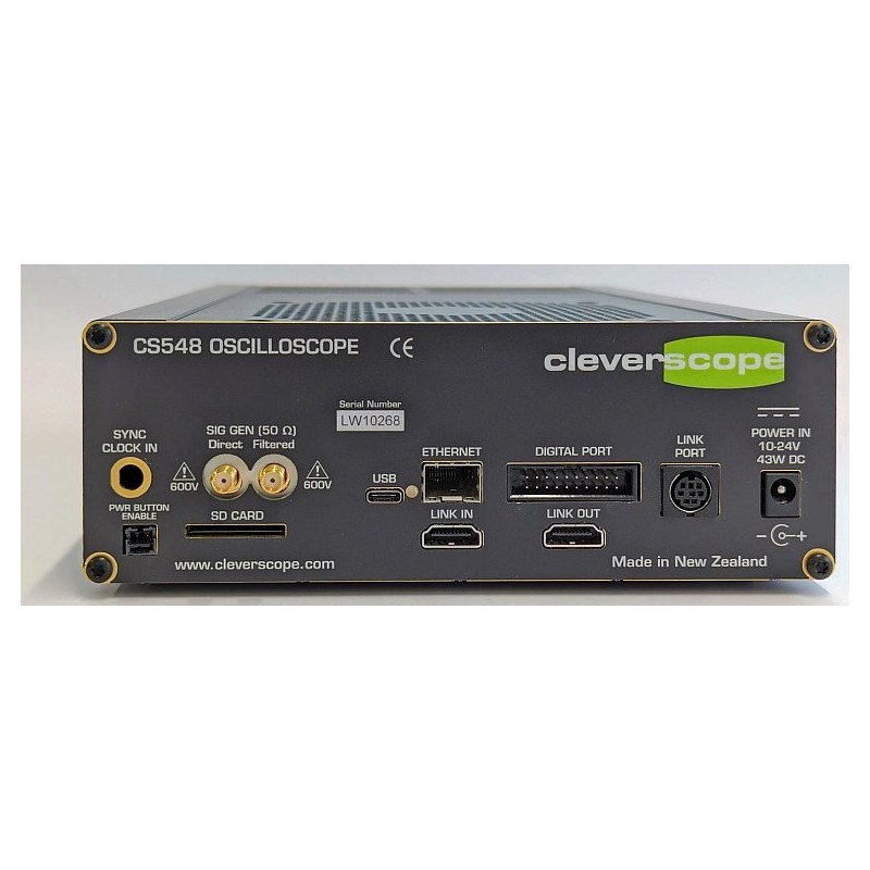 CS508 - Oscilloscope 500 MSPS 14 BIT 0ch isolati