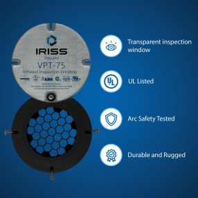 VPT-100 - Industrial-grade IR window  4"  100mm 