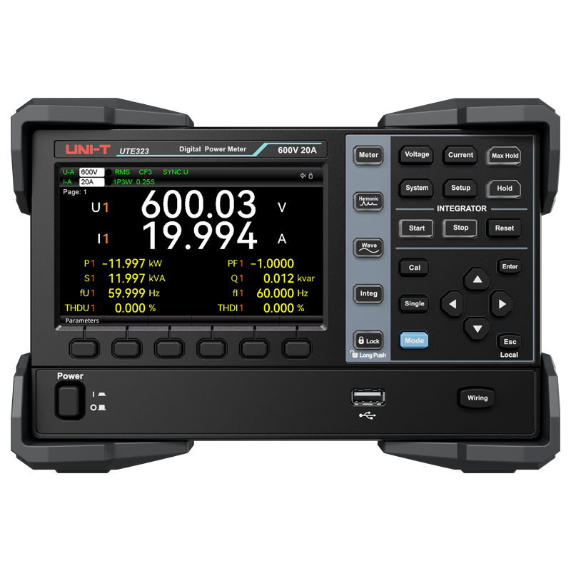 UTE323G - Power Meter 3CH 600v 20A con GPIB