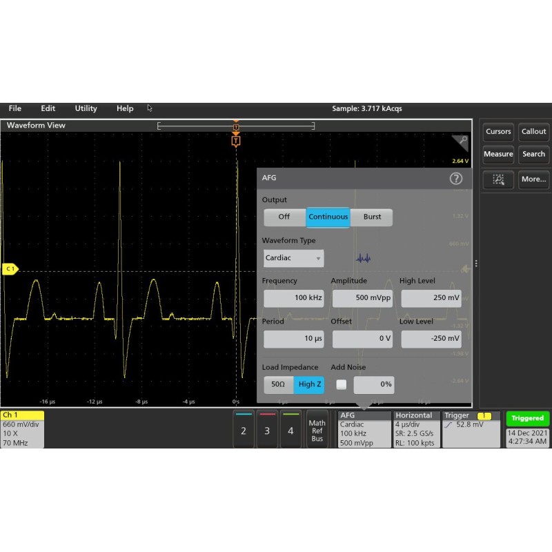 3-AFG - Installed Option  Arbitrary function gen