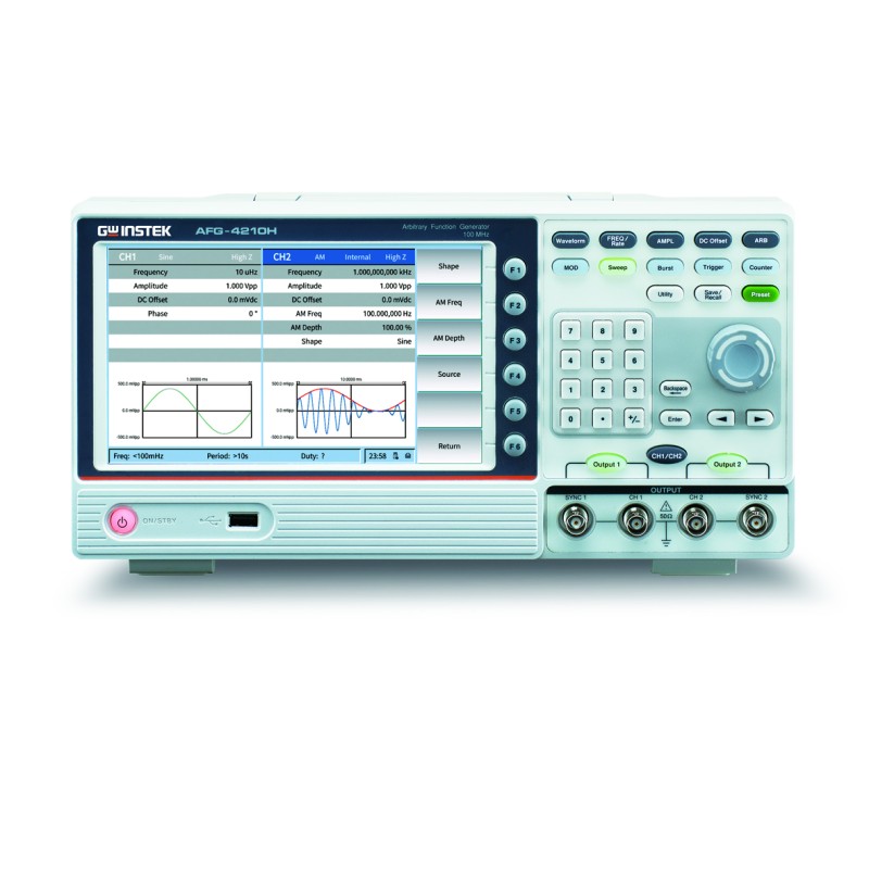 AFG-4210H  USB+LAN  - Gen. di funzione Dual Ch. 100MHz