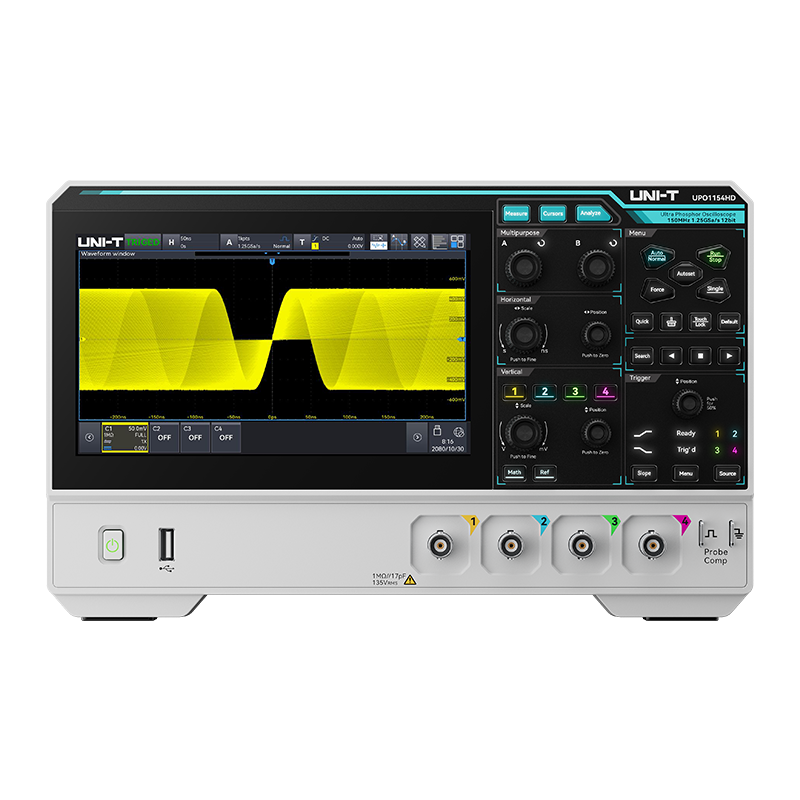 UPO1084HD - Oscilloscopio HR 80MHz  12bit  4CH 