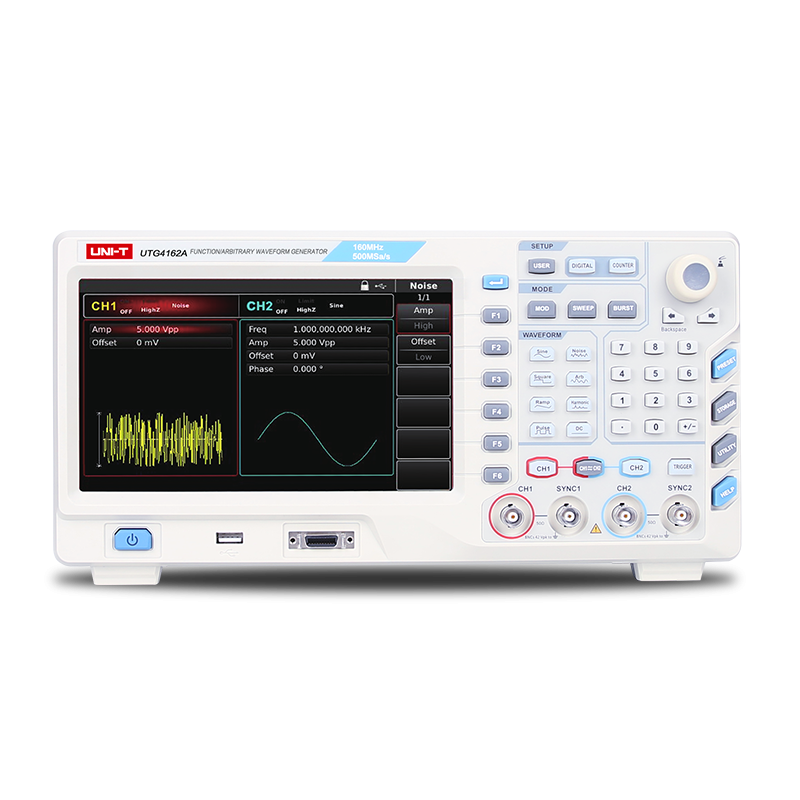 UTG4122A - Gen. forme d'onda 120MHz  2CH  500MS/s