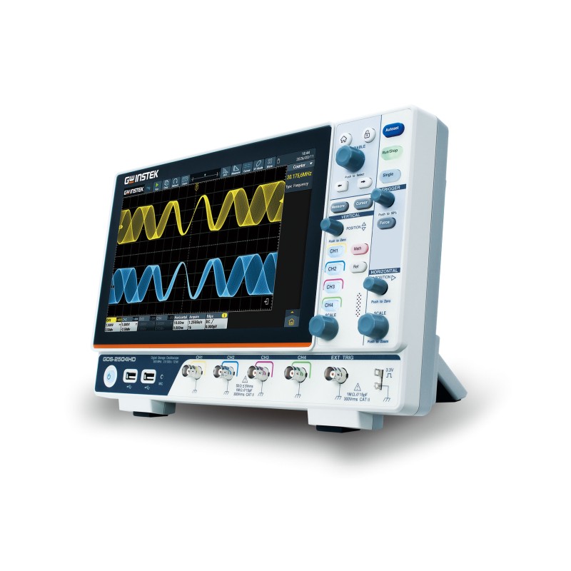 GDS-2504HD - Oscilloscopio 500 MHz/4 ch