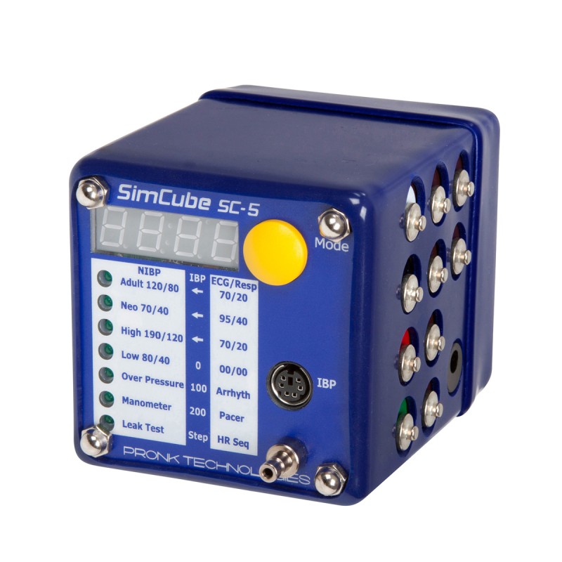 SC-5 - Simulatore NIBP  leak  ECG  IBP  aritmie
